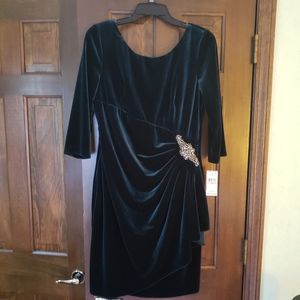 Velvet cocktail dress